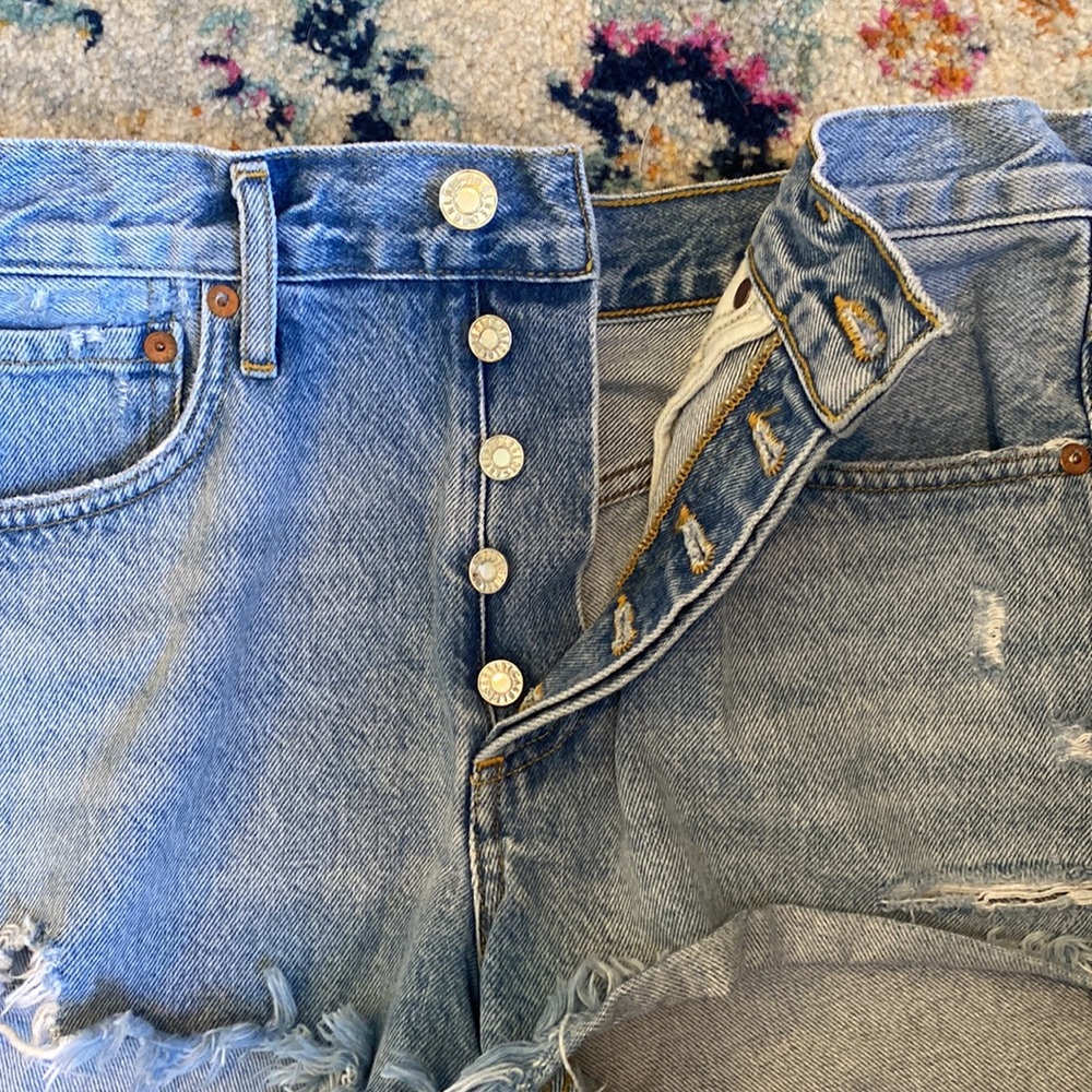 Agolde Parker jean shorts - Picture 5 of 6